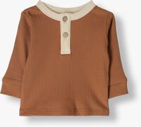 Beige QUINCY MAE  RIBBED LONG SLEEVE HENLEY
