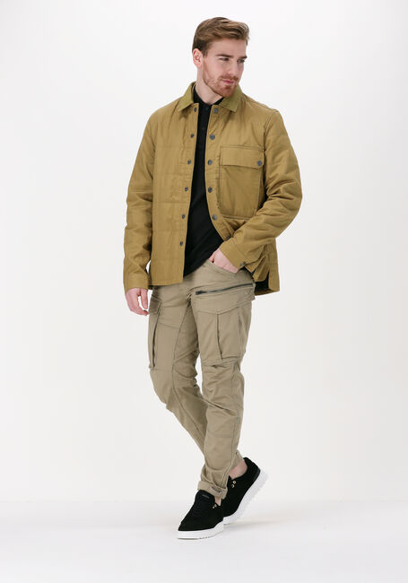 Camel G-STAR RAW Gewatteerde jas POSTINO QUILTED OVERSHIRT - large