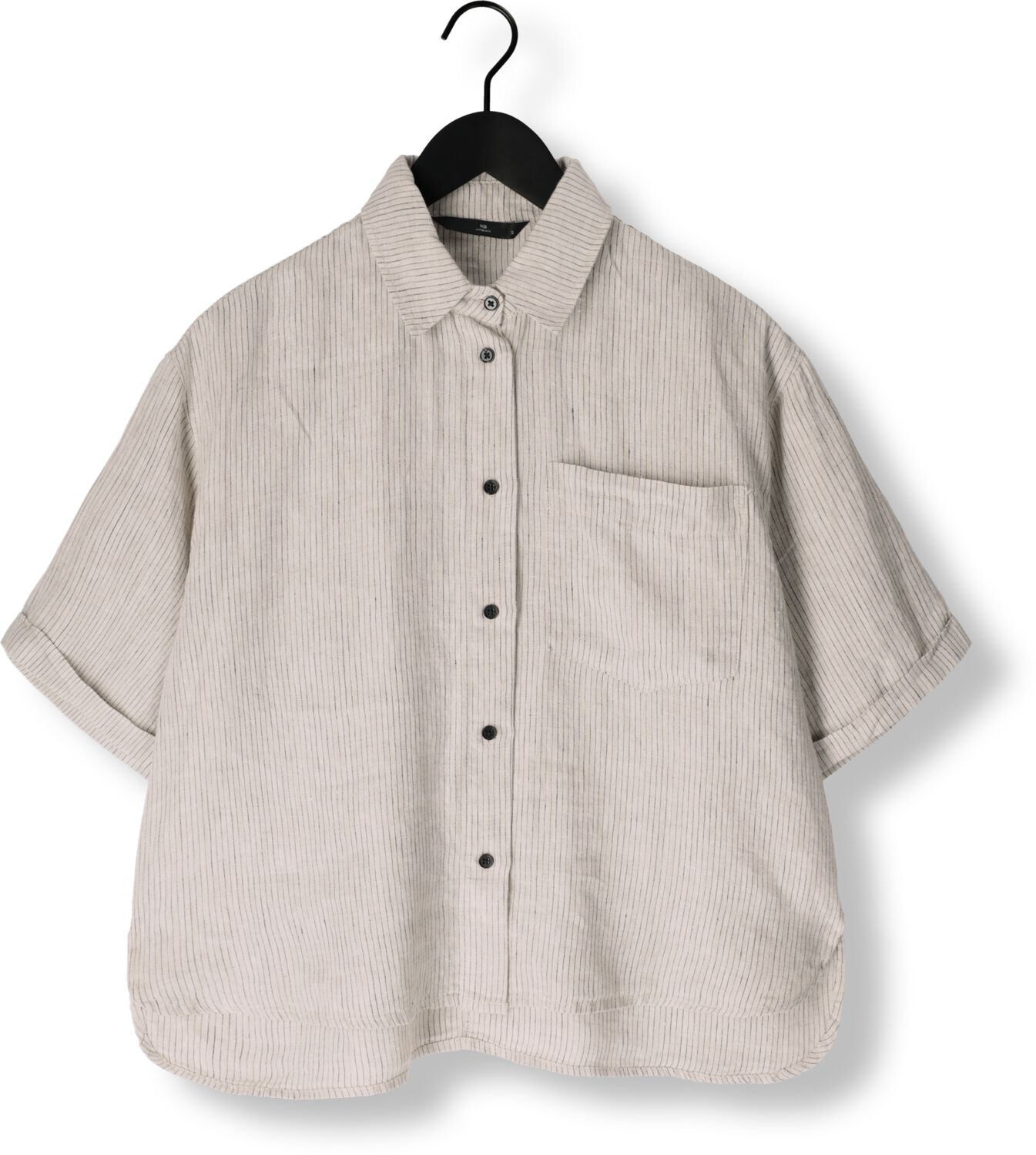 WITHBLACK Dames Blouses Wblwillow Ss Shirt Grijs