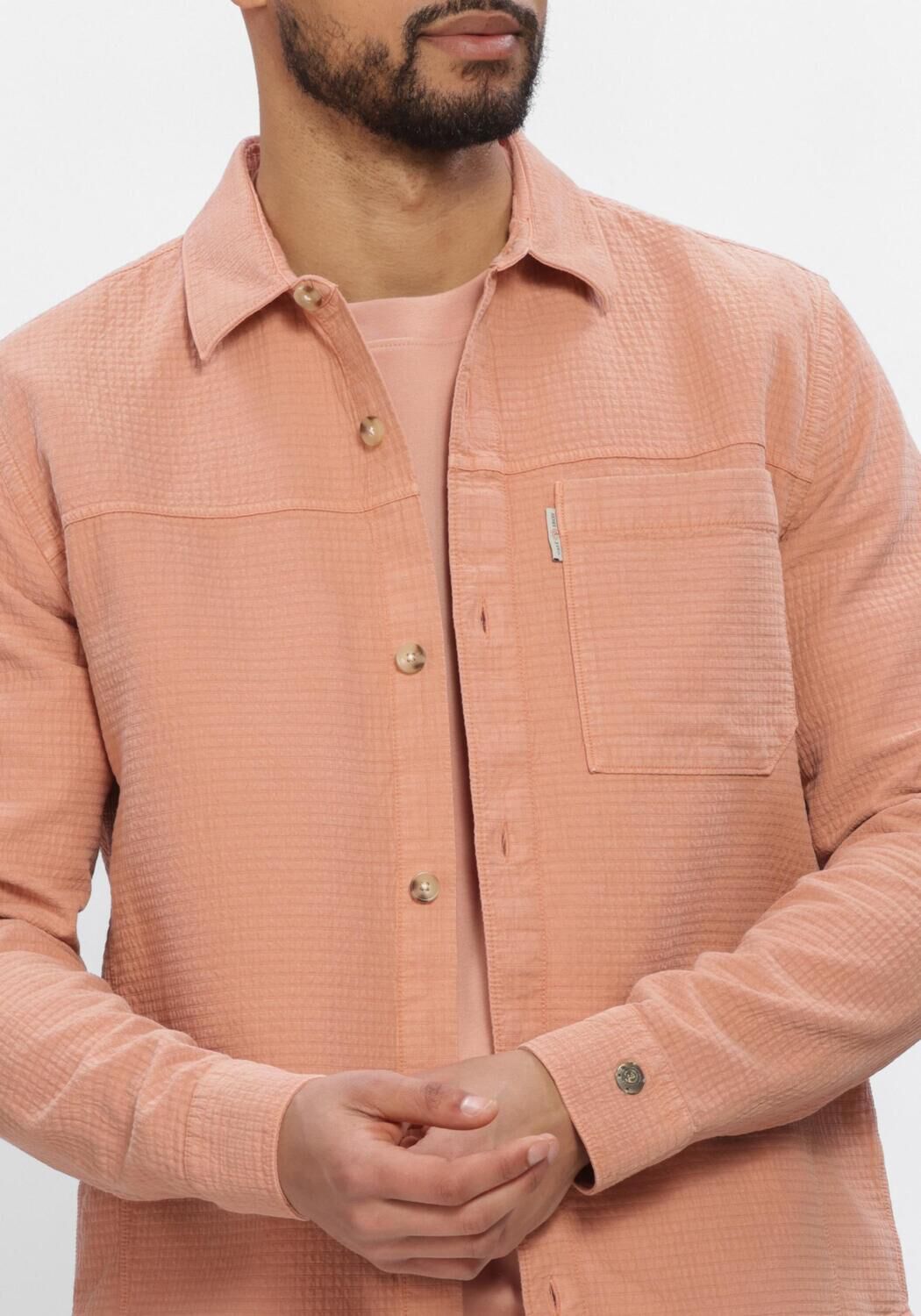 Roze CAST IRON Overshirts BLOCK STRUCTURE GD - large