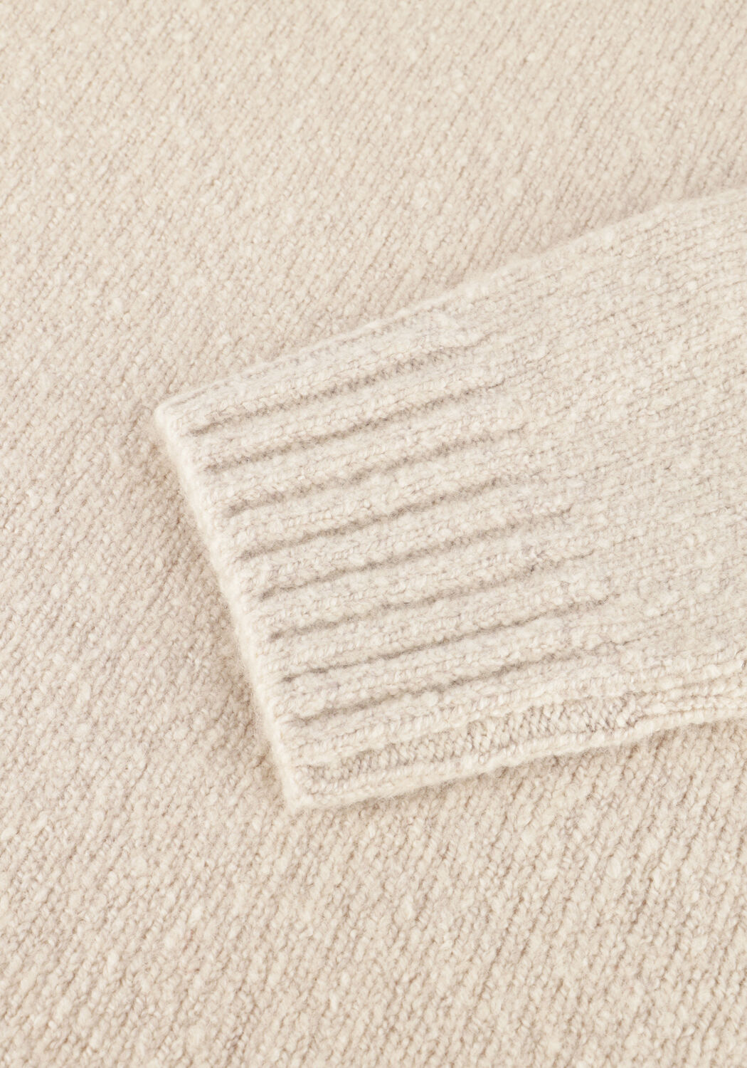 Beige PROFUOMO Trui PULLOVER CREW NECK - large