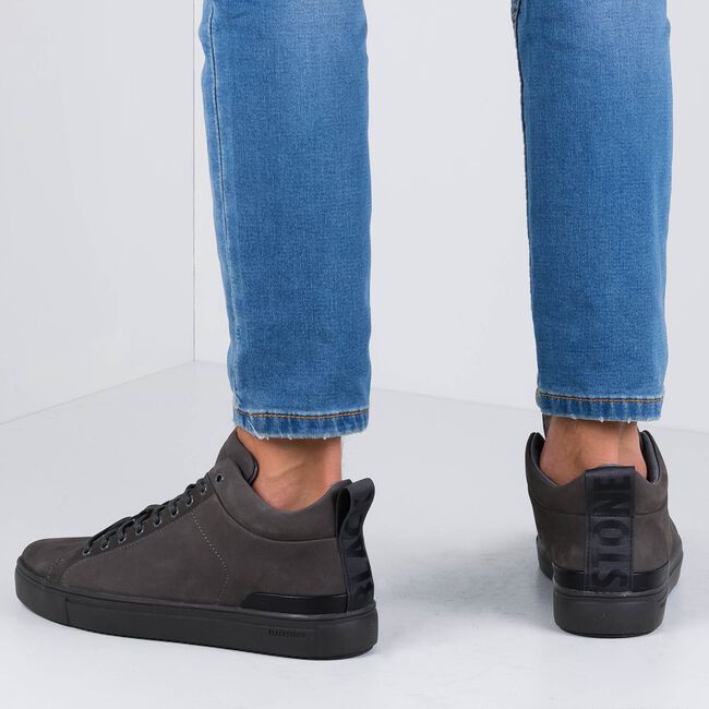 Grijze BLACKSTONE Hoge sneakers SG19 Grijze BLACKSTONE Hoge sneakers SG19 - large