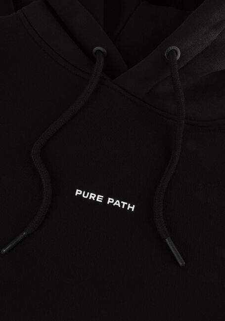 Zwarte PURE PATH Sweater ESSENTIAL LOGO HOODIE Zwarte PURE PATH Sweater ESSENTIAL LOGO HOODIE - large