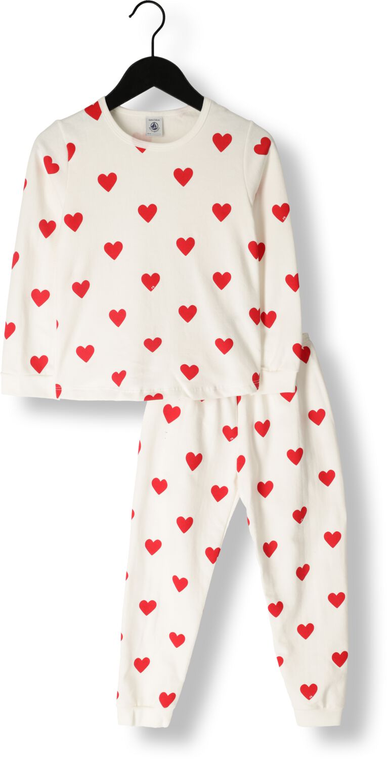 PETIT BATEAU Meisjes Nachtkleding Pyjama Wit