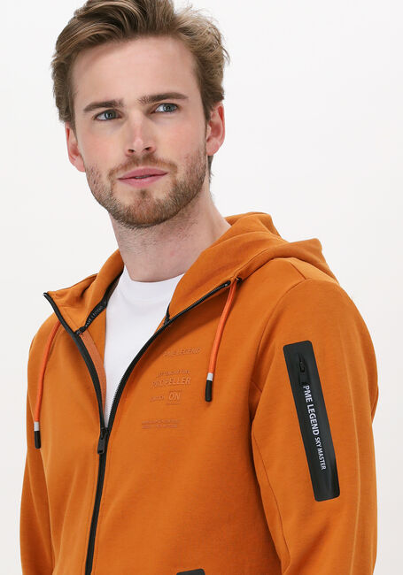 Oranje PME LEGEND Vest HOODED INTERLOCK SWEAT - large