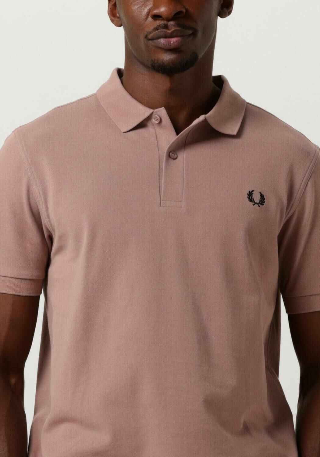 FRED PERRY Heren Polo's & T-shirts The Plain Shirt Lichtroze
