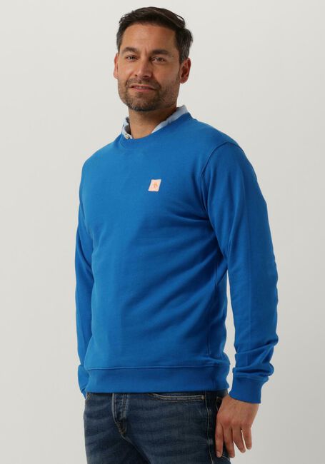 Blauwe SCOTCH & SODA Sweater CLASSIC ESSENTIAL CREWNECK SWEATSHIRT - large