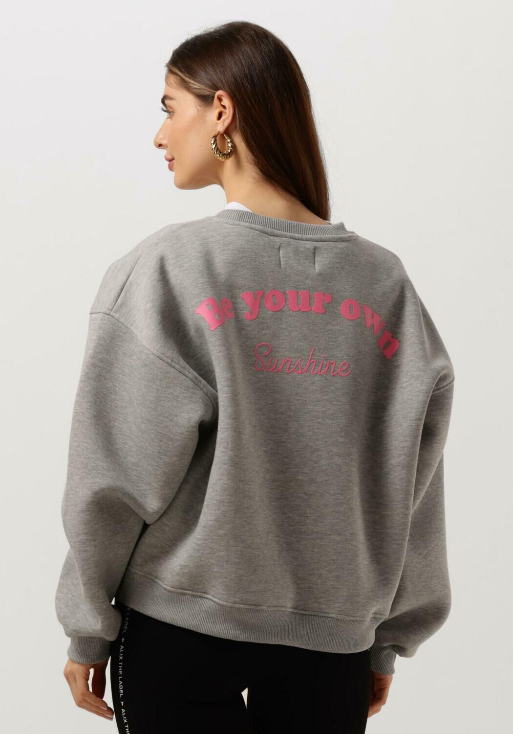 Lichtgrijze sweater dames 2025