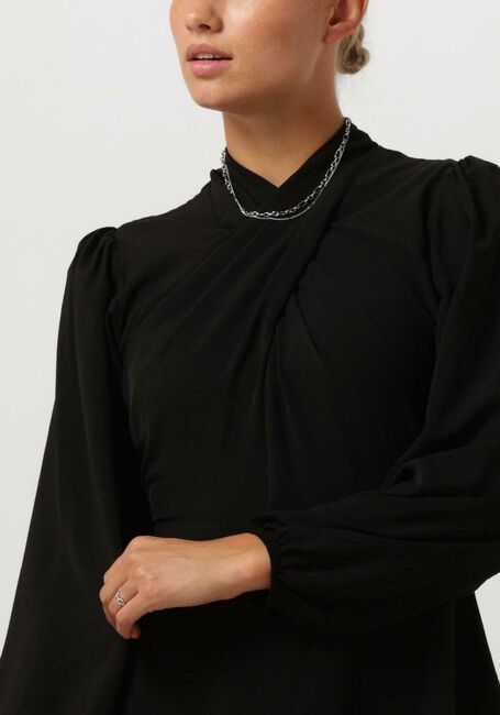 Zwarte FREEBIRD Mini jurk WV-DRAPE-2-PES-23-3 - large