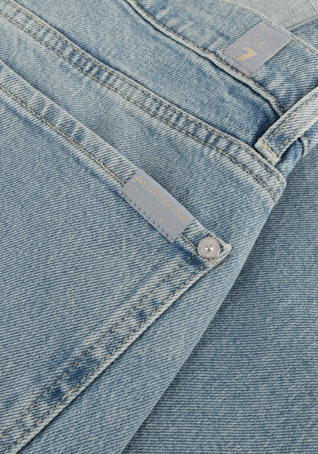 Lichtblauwe 7 FOR ALL MANKIND Wide jeans PANEL LOTTA SAEBREEZE - large