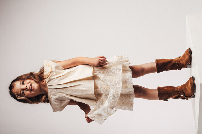 Ecru BAJE STUDIO Top MOIRE - large