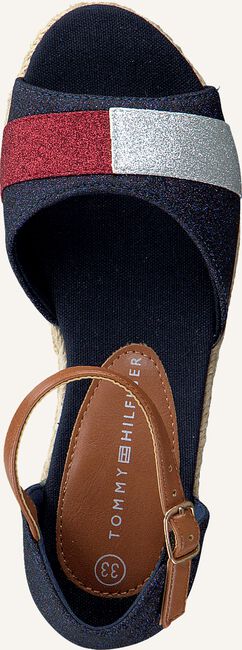 Blauwe TOMMY HILFIGER Platte sandalen ROPE WEDGE SANDAL Blauwe TOMMY HILFIGER Platte sandalen ROPE WEDGE SANDAL - large