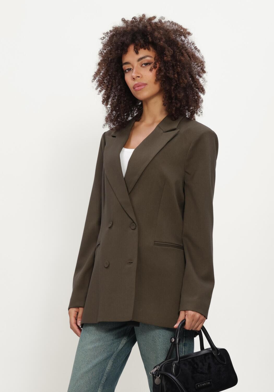 Ibana oversized blazer khaki, foto 3