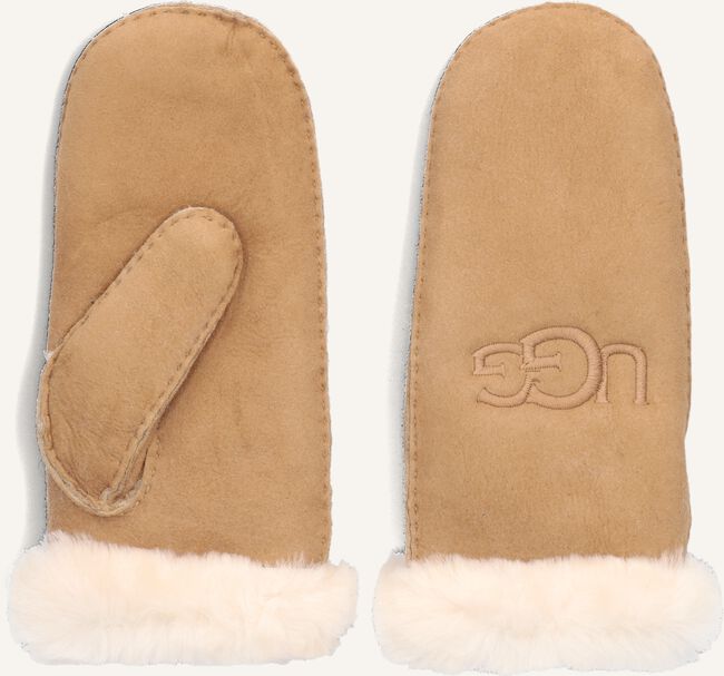 Cognac UGG Handschoenen SHEARLING UGG EMBROIDER MITTEN Cognac UGG Handschoenen SHEARLING UGG EMBROIDER MITTEN - large