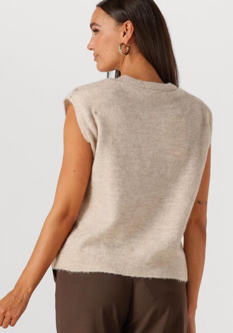 Ecru SELECTED WOMEN Trui SLFLULU SL KNIT VEST - large