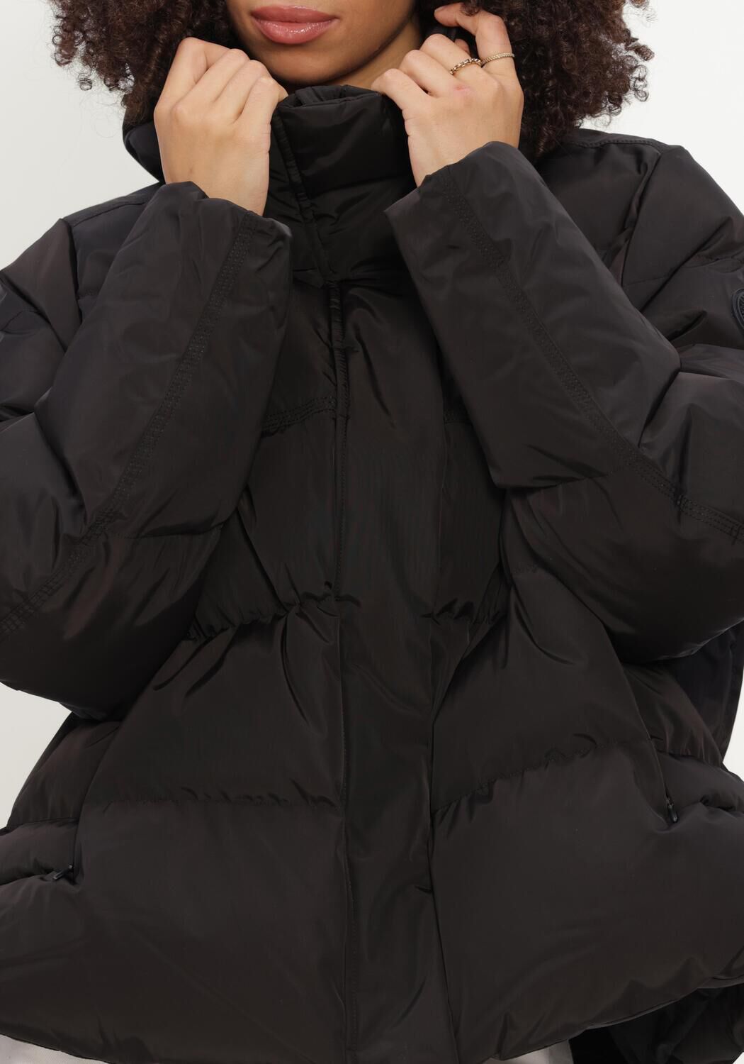 Zwarte AIRFORCE Gewatteerde jas CARLY JACKET - large