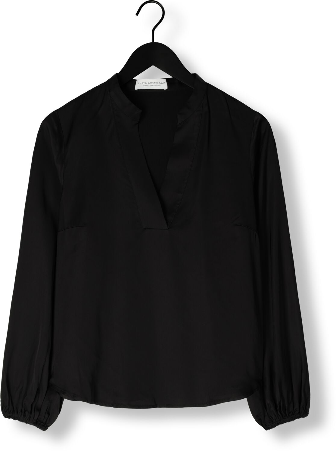 AMAYA AMSTERDAM Dames Blouses Violet Zwart