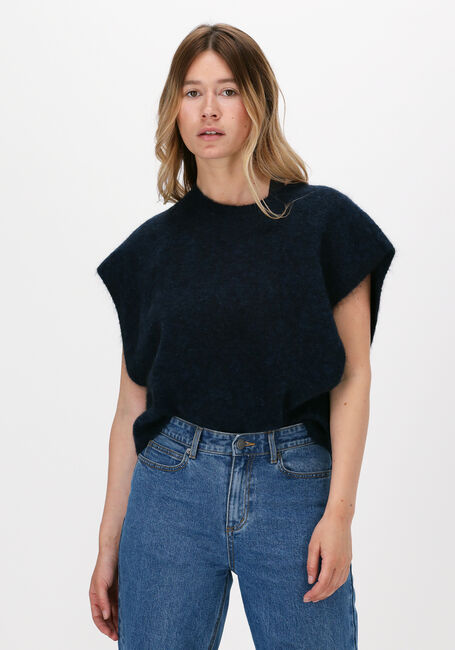 Blauwe JUST FEMALE Spencer COLDY KNIT VEST - large