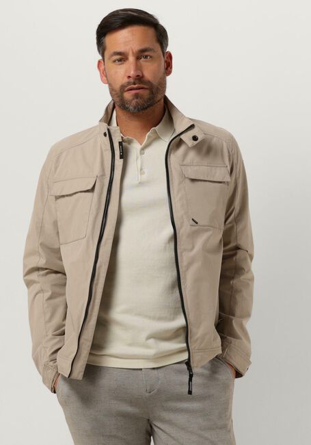 Beige VANGUARD Jack SHORT JACKET MECH COTTON RACECHASE - large