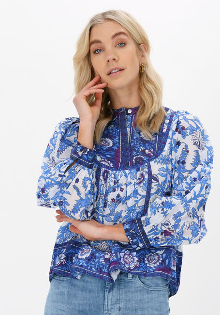 Blauwe ANTIK BATIK Blouses SALMA BLOUSE - large