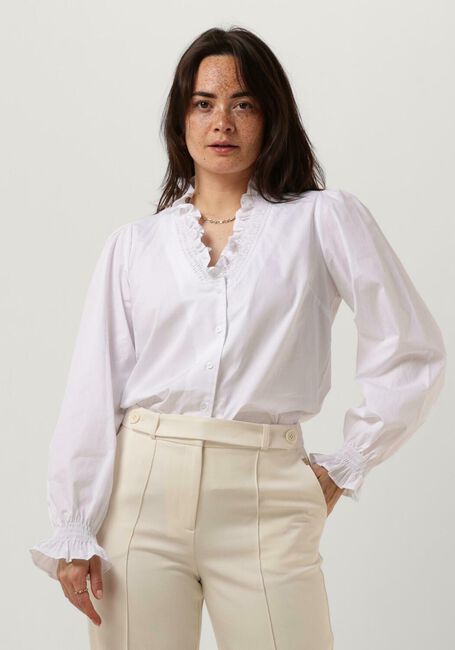Witte NEO NOIR Blouses BRIELLE SOLID SHIRT - large