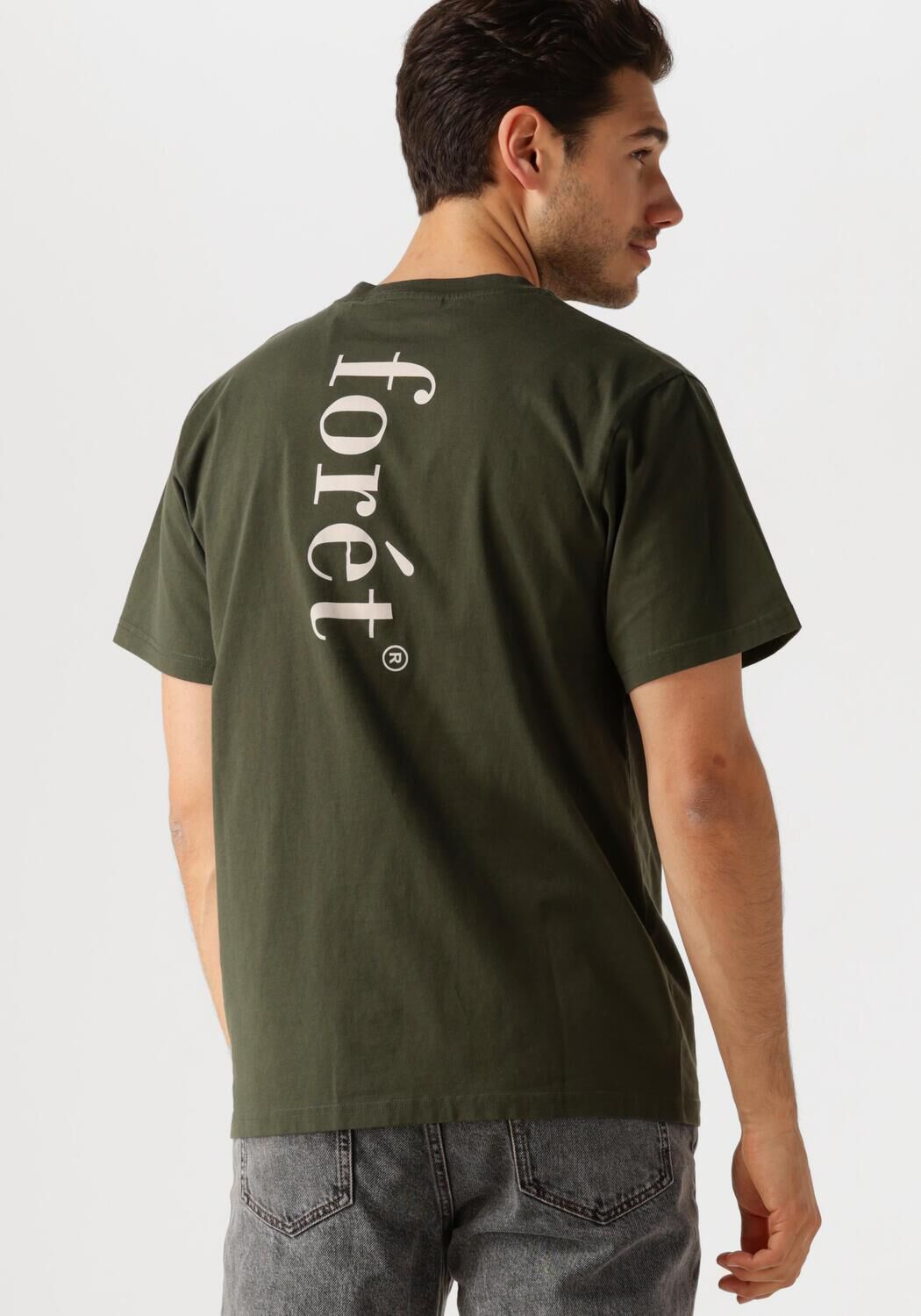 FORÉT Forét Heren Polo's & T-shirts Ocean T-shirt Groen