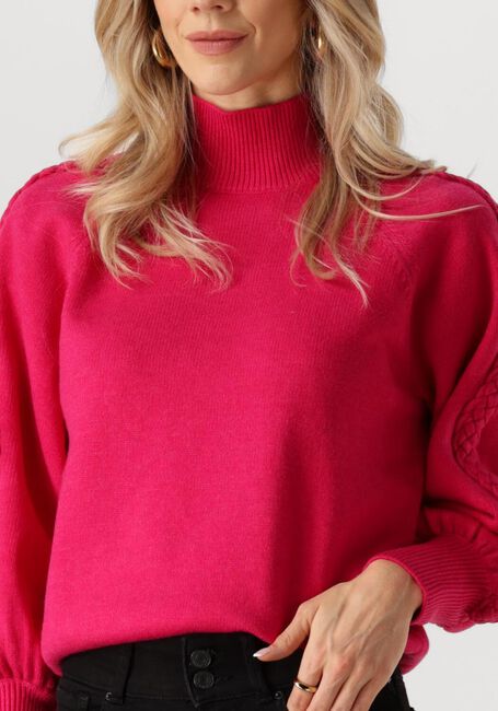 Roze MINUS Trui VERA HIGH NECK KNIT PULLOVER - large