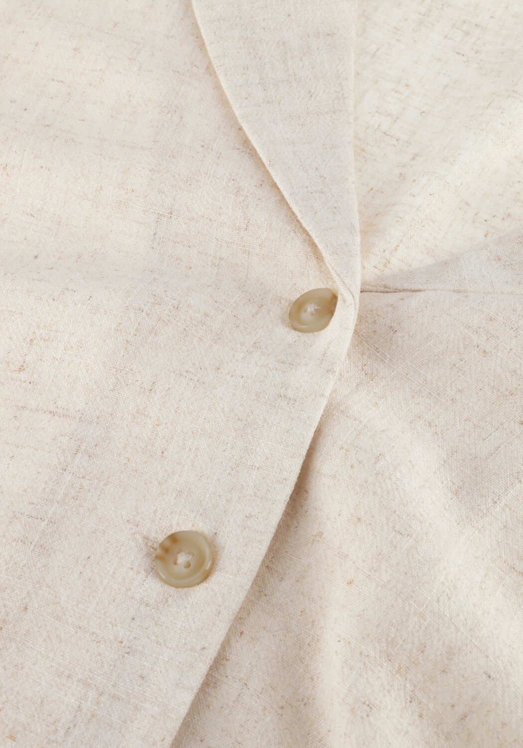 Beige OBJECT Blouses OBJSANNE S/S RE SHIRT - large