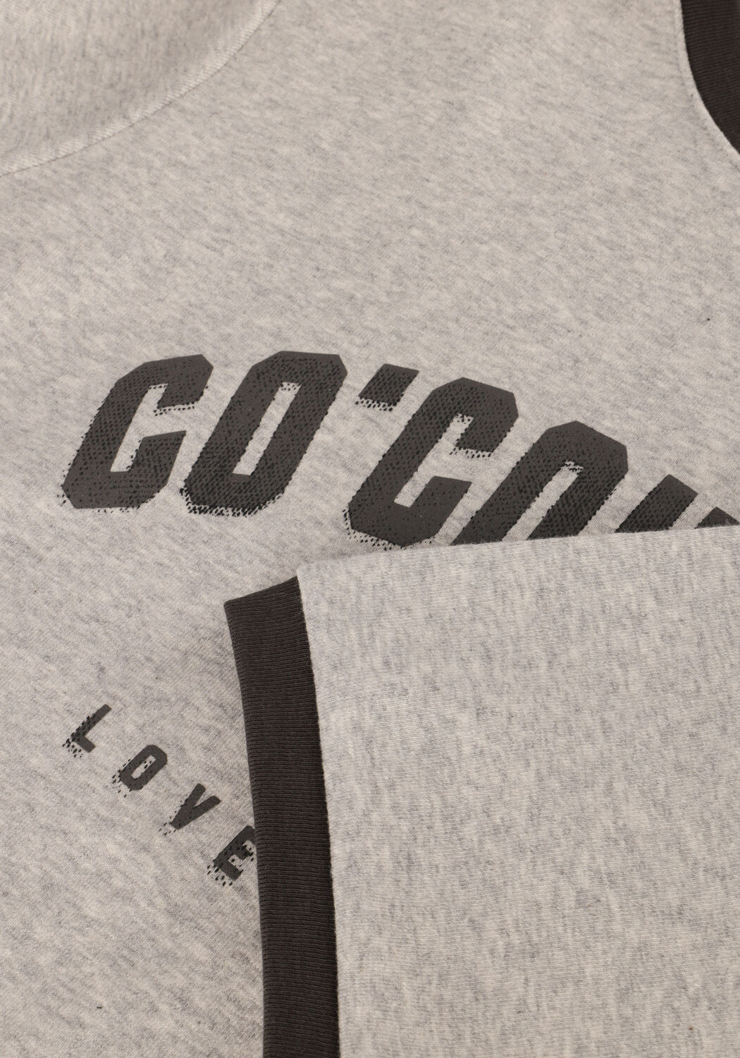 Grijze CO'COUTURE T-shirt EDGE TEE - large