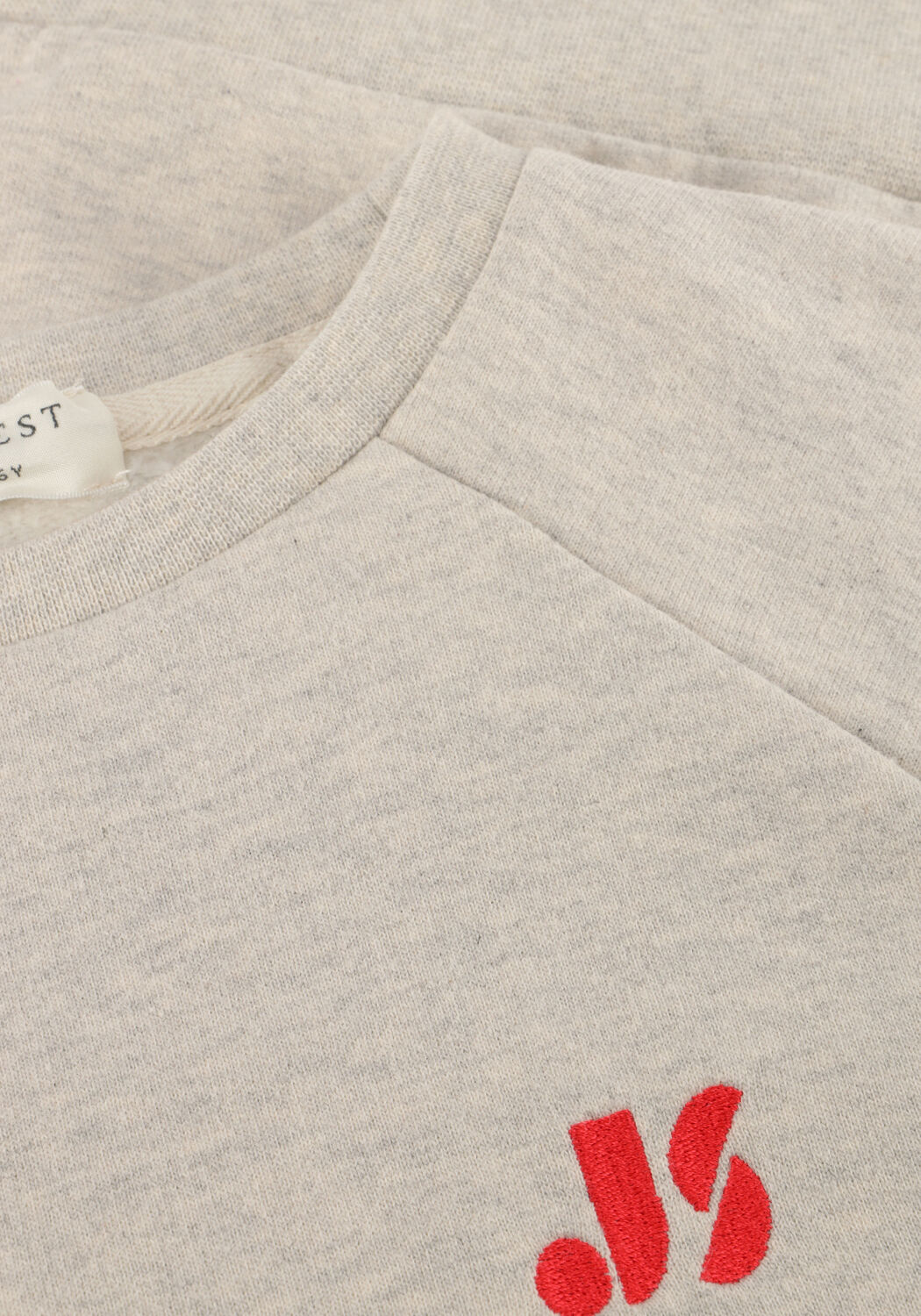 Lichtgrijze JENEST T-shirt JOEY SLEEVELESS SWEATER - large