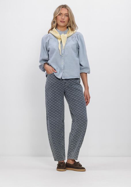 Blauwe MINUS Blouses MSNEW SOLENE DENIM SHIRT - large