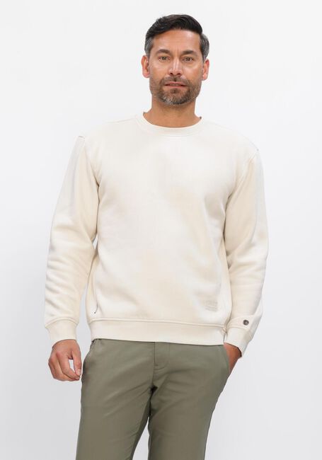 Ecru CAST IRON Sweater RELAXED FIT GRAPHIC - large