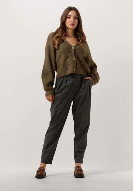 Groene MSCH COPENHAGEN Vest MSCHPETUNIA PEGGY CARDIGAN - large