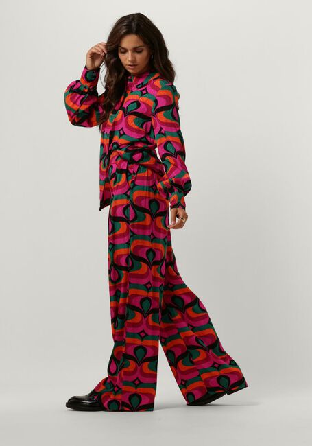 Fuchsia IDANO Wijde broek HILDE SIXTIES - large