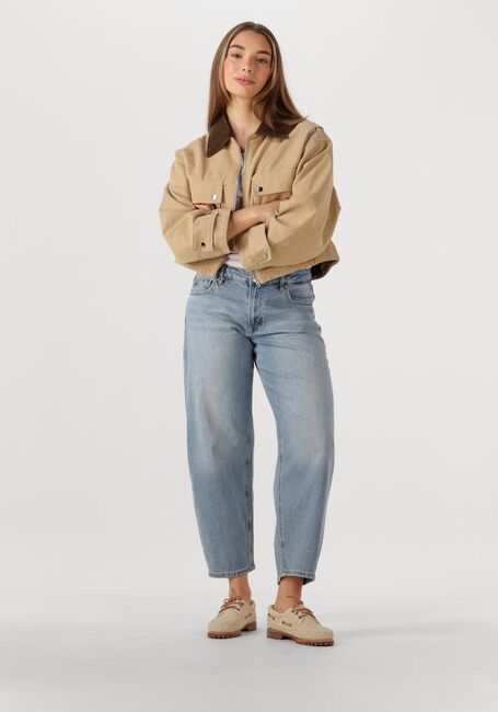 Blauwe MY ESSENTIAL WARDROBE Barrel jeans BALLOOMW 139 HIGH TAPPERED - large