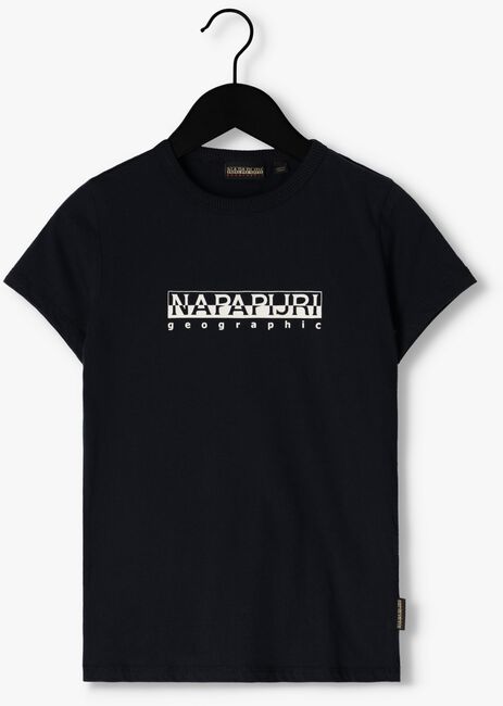 Donkerblauwe NAPAPIJRI T-shirt K S-BOX SS 1 - large