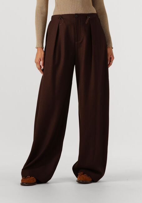 Bruine SUNCOO Wijde broek JIO - large
