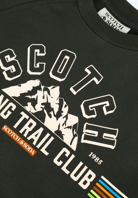 Donkergroene SCOTCH & SODA Sweater 167574-22-FWBM-D40 - large