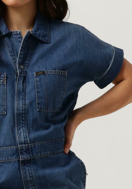 Blauwe LEE Playsuits SHORT UNIONALL OWN EVERYTHING - large