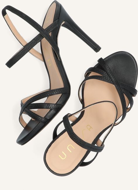 Zwarte UNISA Platte sandalen YAMALI Zwarte UNISA Platte sandalen YAMALI - large