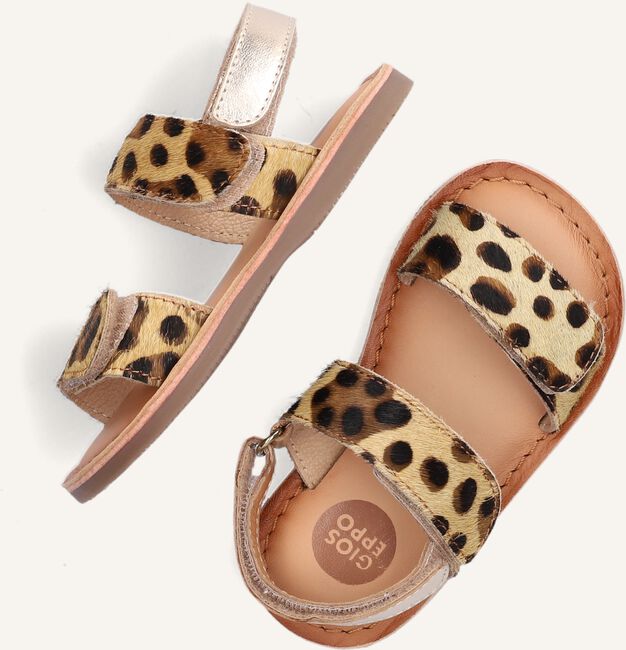 Bruine GIOSEPPO Platte sandalen VERLAINE Bruine GIOSEPPO Platte sandalen VERLAINE - large