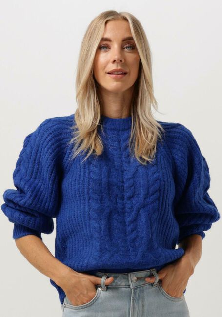 Blauwe Y.A.S. Trui YASSULLA LS KNIT PULLOVER - large