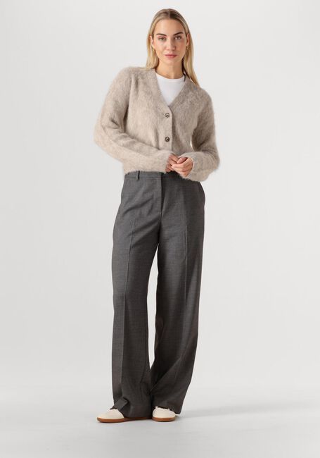 Taupe MINUS Pantalon ELVERA MID WAIST PANT - large