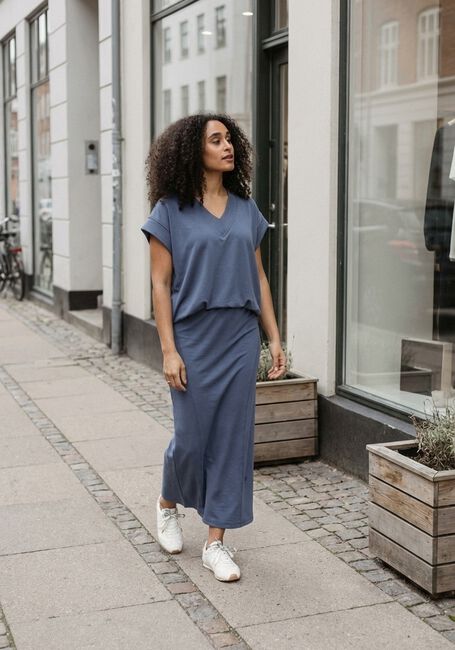 Blauwe AIMEE THE LABEL Trui KATJA SWEATER - large
