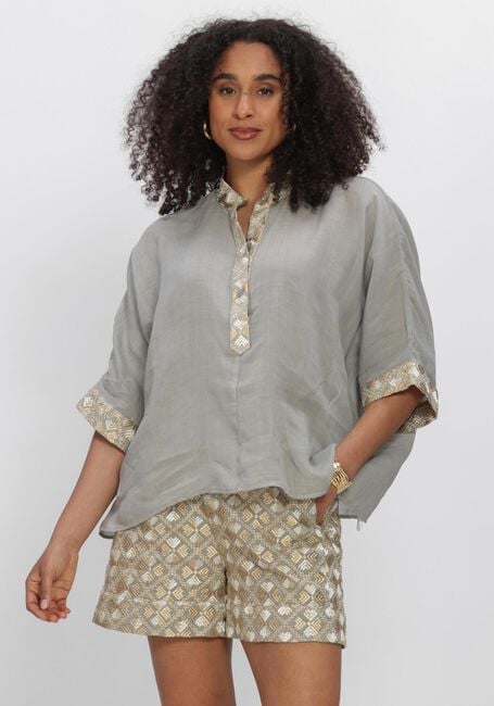 Lichtgrijze GREEK ARCHAIC KORI Blouses S26K-4064126 - large