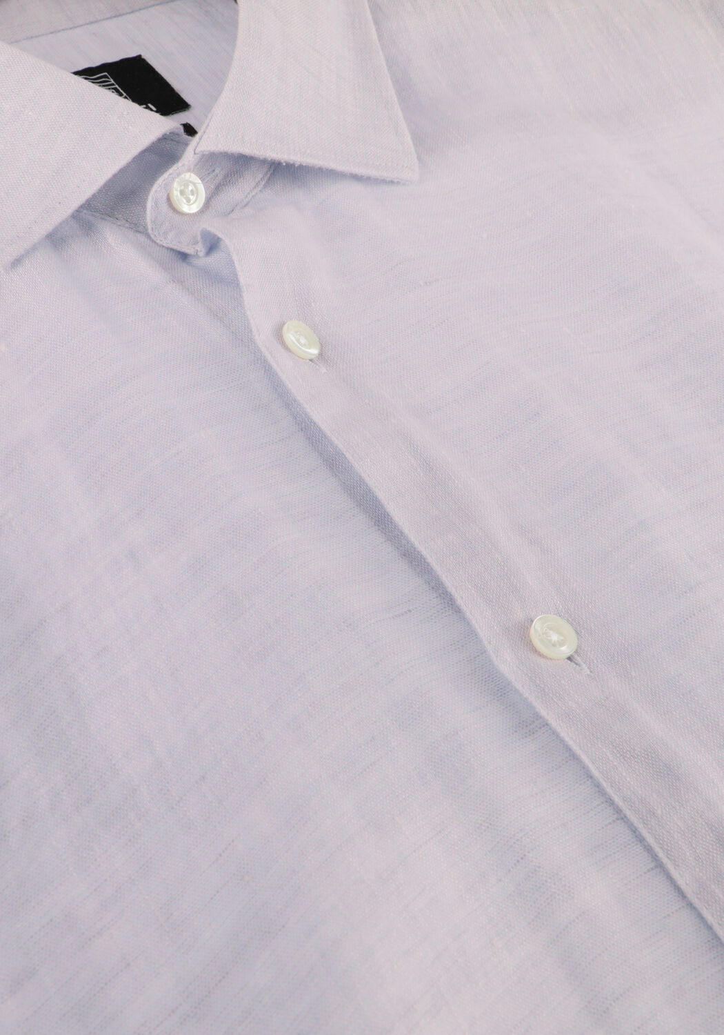 Grijze GENTI Casual overhemd LINNEN S7054-1120 - large