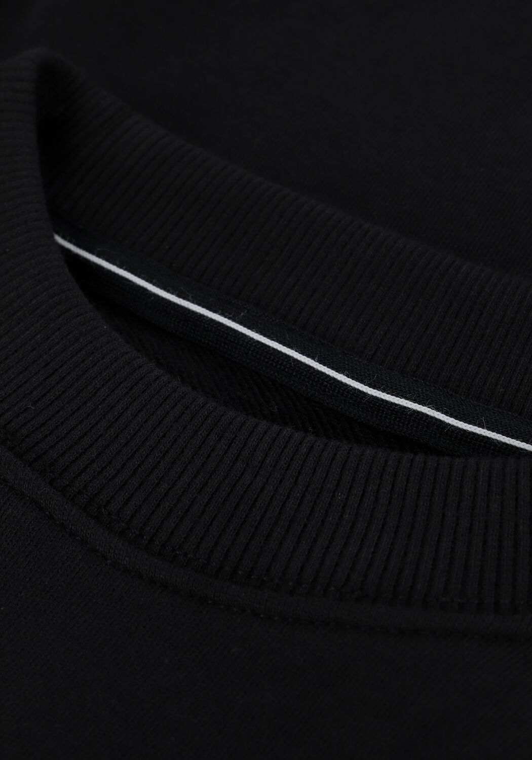 Zwarte CALVIN KLEIN Sweater BLOCKING INSTITUTIONAL CREW NECK - large