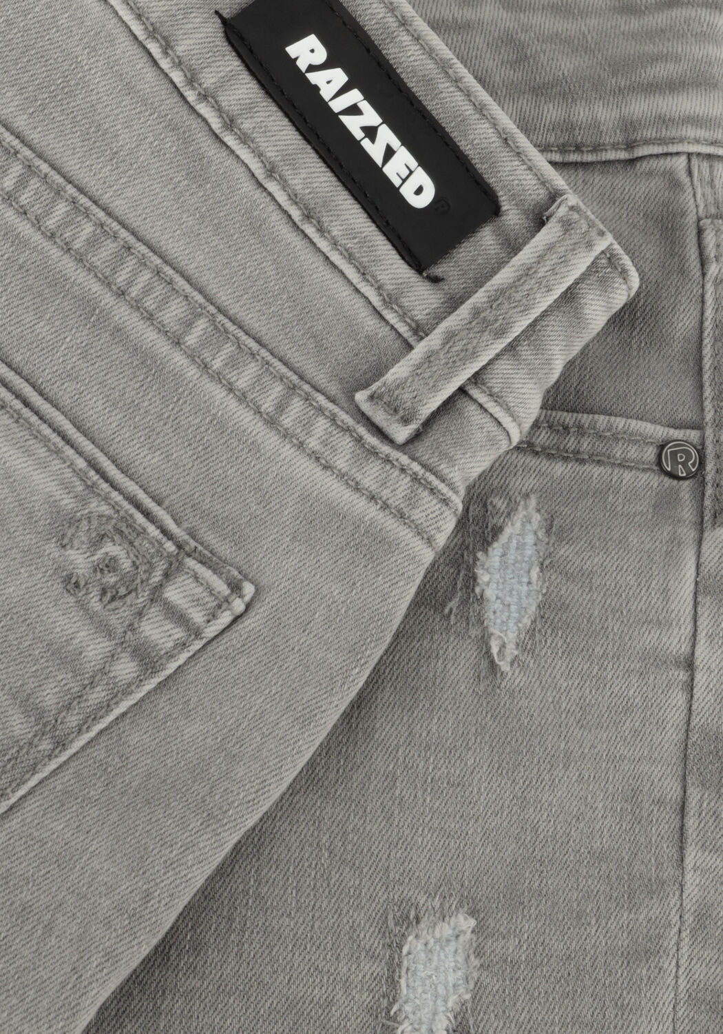 RAIZZED Meisjes Jeans Louisiana Crafted Grijs