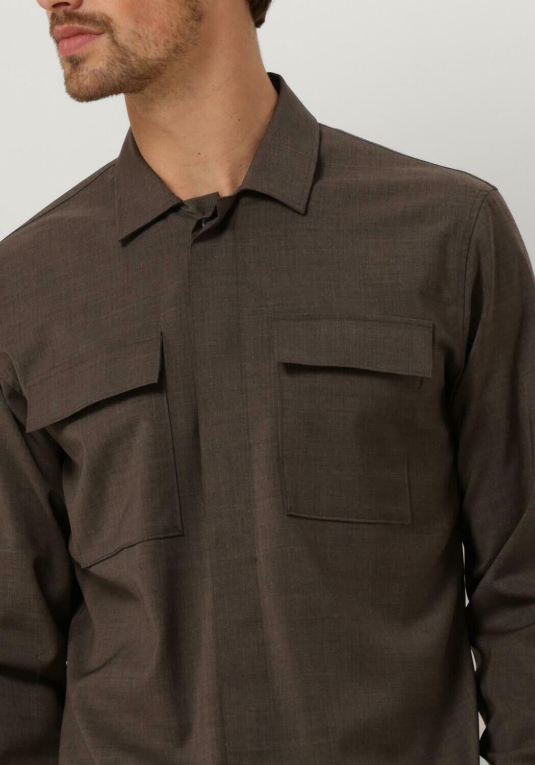 GENTILUOMO Heren Overshirts S9310-969 Taupe