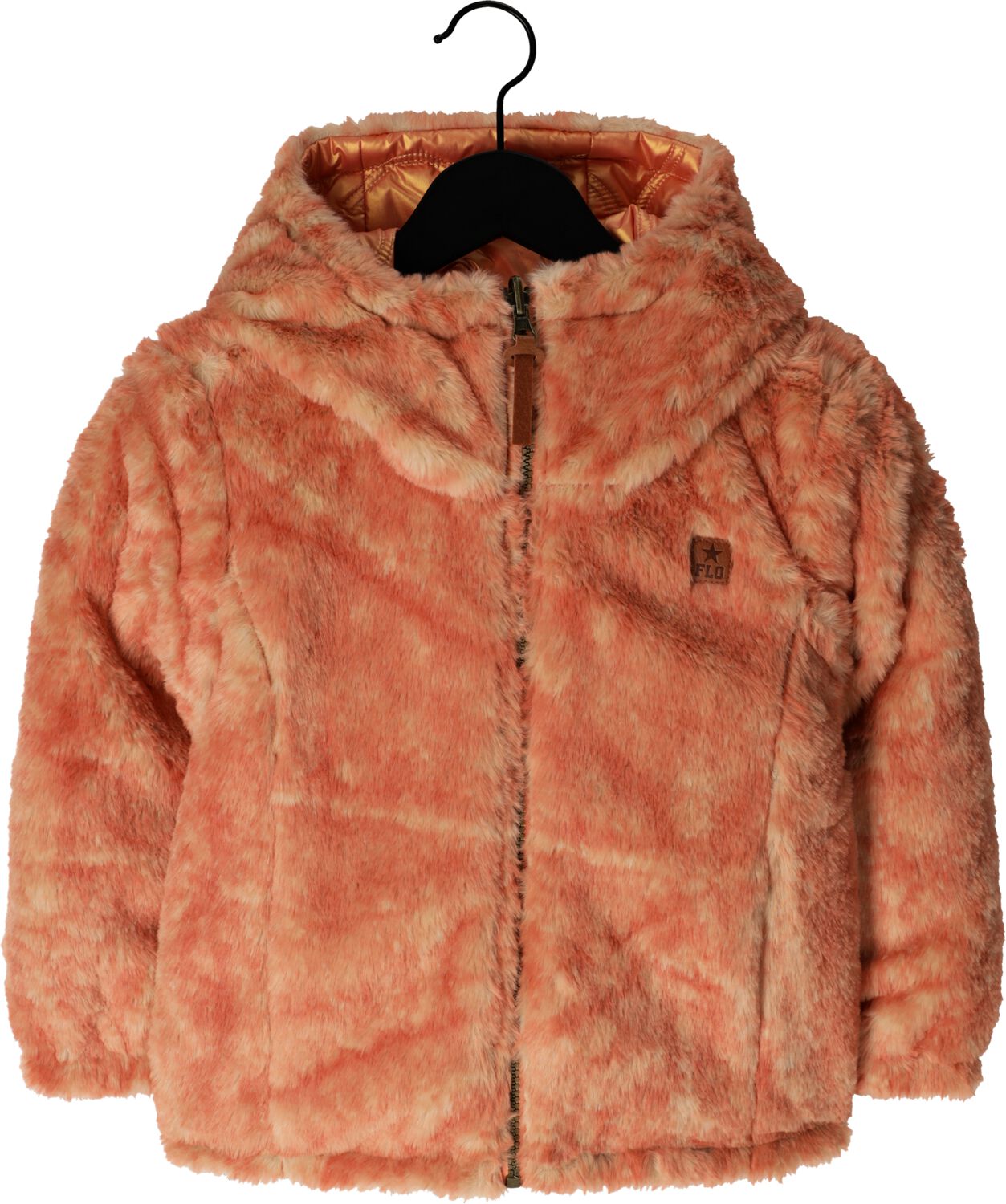 LIKE FLO Meisjes Jassen Aimee Flo Girls Reversible Hooded Jacket Oranje
